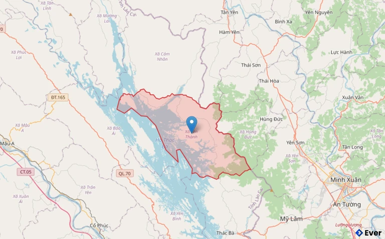 Bản đồ xã Yên Thành, Lào Cai