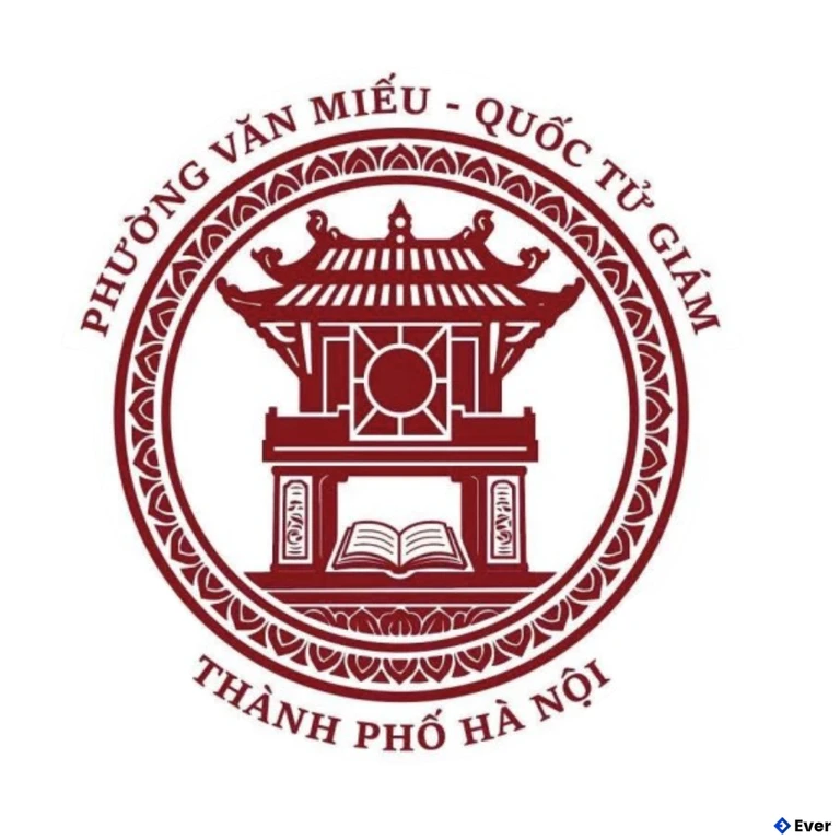Biểu trưng mới của phường Văn Miếu - Quốc Tử Giám