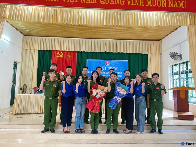 Chi đoàn Công an xã Mường Lai tổ chức thành công Đại hội chi đoàn Công an xã