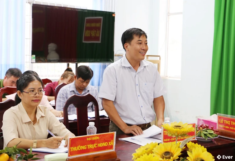 Công tác bầu cử quốc hội tại xã Tập Sơn