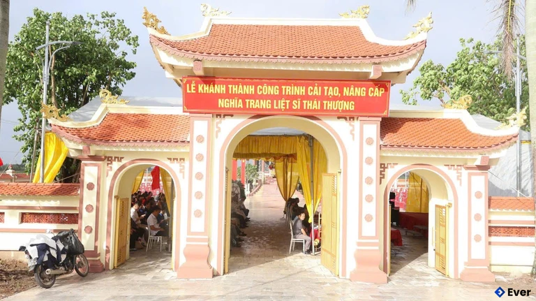 Công trình cải tạo, nâng cấp Nghĩa trang Liệt sỹ Thái Thượng.