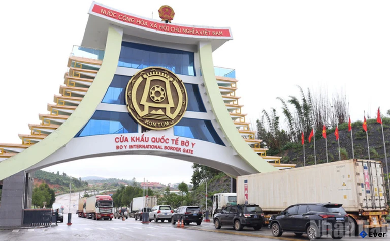 Cửa khẩu quốc tế Bờ Y, là điều kiện thuận lợi cho giao thương quốc tế và liên kết vùng