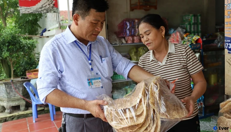 Đặc sản bánh đa quê tại xã An Nông