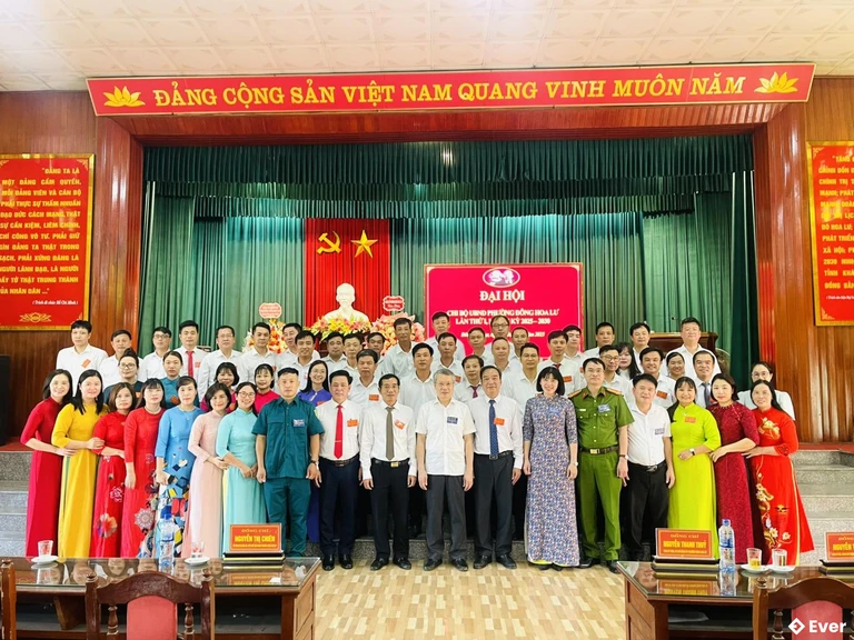 Đại hội chi bộ phường Đông Hoa Lư nhiệm kì thứ nhất