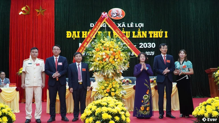 Đại hội đại biểu lần thứ I tại xã Lê Lợi