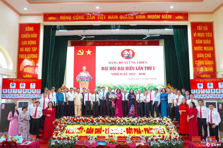 Đại hội đại biểu lần thứ I tại xã Ứng Thiên