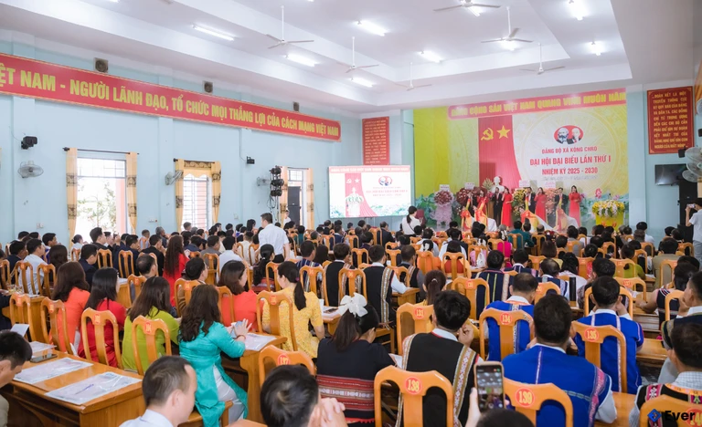 Đại hội đại biểu lần thứ nhất giai đoạn sau sáp nhập được tổ chức tại trụ sở hành chính xã Kông Chro