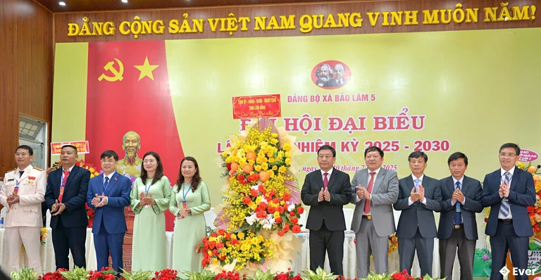 Đại hội đại biểu lần thứ nhất tại xã Bảo Lâm 5 sau giai đoạn sau 5