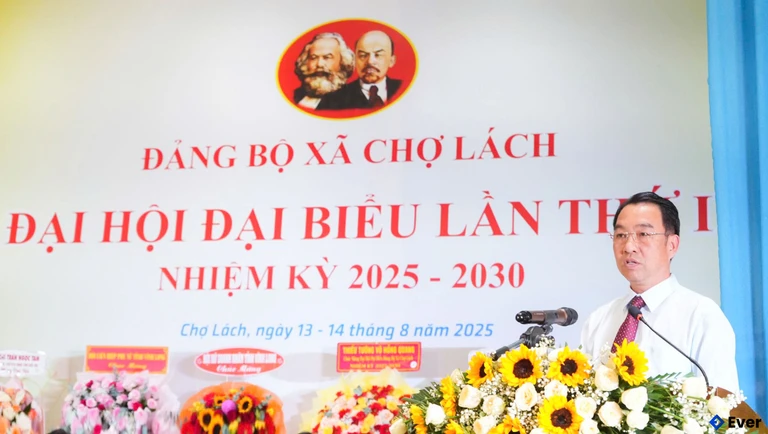 Đại hội đại biểu lần thứ nhất tại xã Chợ Lách sau sáp nhập