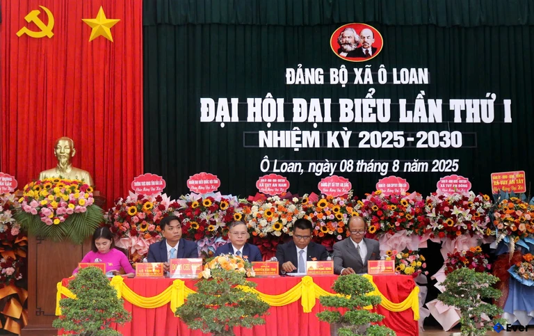 Đại hội đại biểu lần thứ nhất tại xã Ô Loan sau sáp nhập
