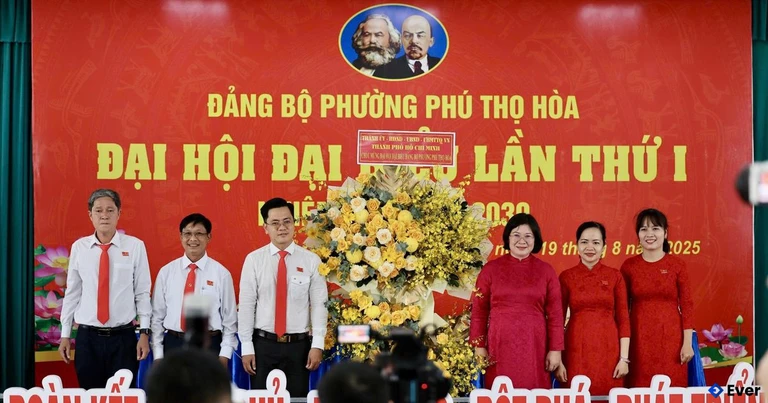 Đại hội đại biểu lần thứ nhất tổi chức tại phường Phú Thọ Hòa sau sáp nhập