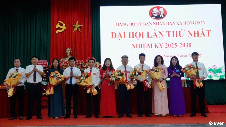 Đảng bộ UBND xã Hồng Sơn - Đại hội lần thứ nhất