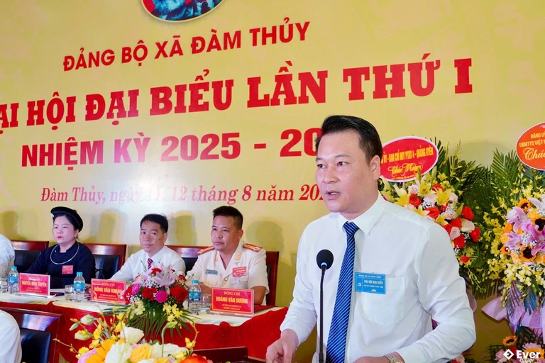 Đảng bổ xã Đàm Thủy khẳng định quyết tâm phát triển toàn diện