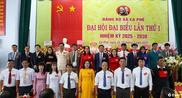 Đảng bộ xã Ea Phê tại đại hội đại biểu lần thứ nhất