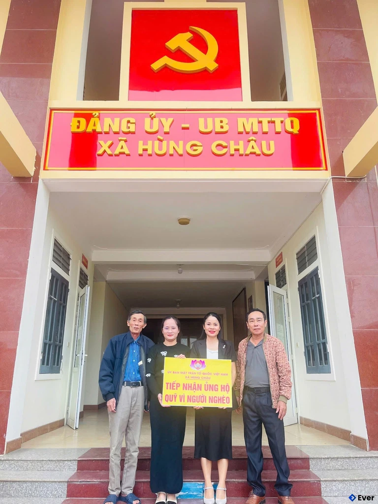 Đảng ủy - UB MTTQ xã Hùng Châu sau sáp nhập