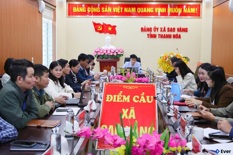 Đảng ủy xã Sao Vàng, Thanh Hóa