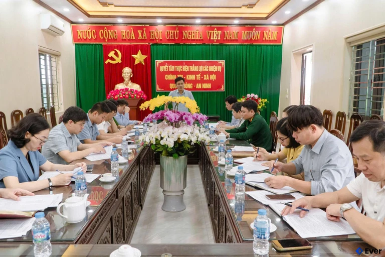 Đảng ủy xã Xuân Hồng triển khai các nhiệm vụ xây dựng nông thôn mới trên địa bàn xã