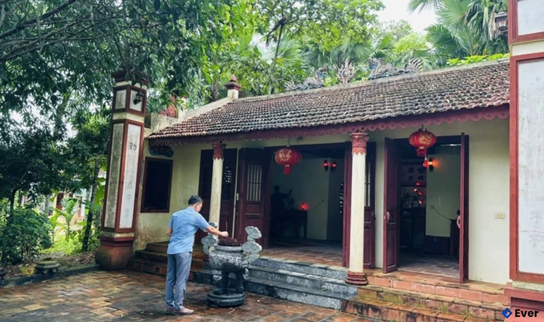 Di tích lịch sử đền thờ Lê Lâm được Nhân dân gìn giữ