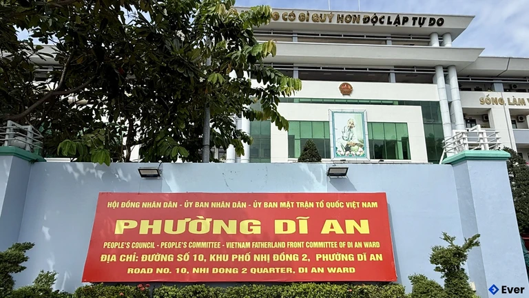 Địa chỉ trụ sở hành chính phường Dĩ An