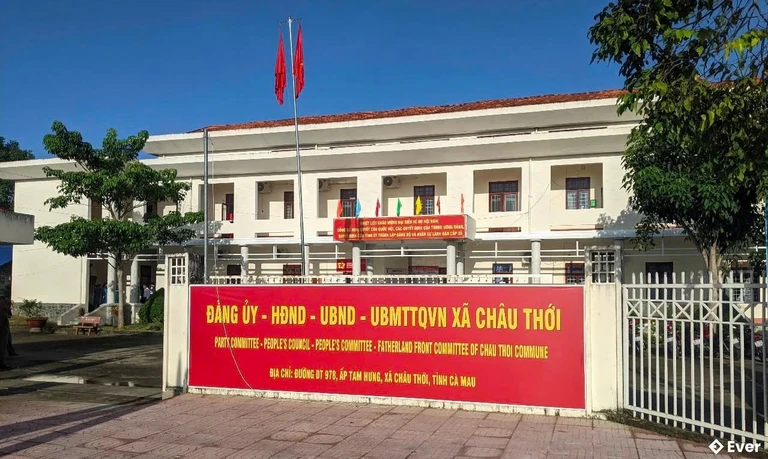 Địa chỉ trụ sở hành chính xã Châu Thới