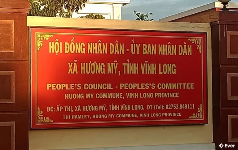 Địa chỉ trụ sở hành chính xã Hương Mỹ