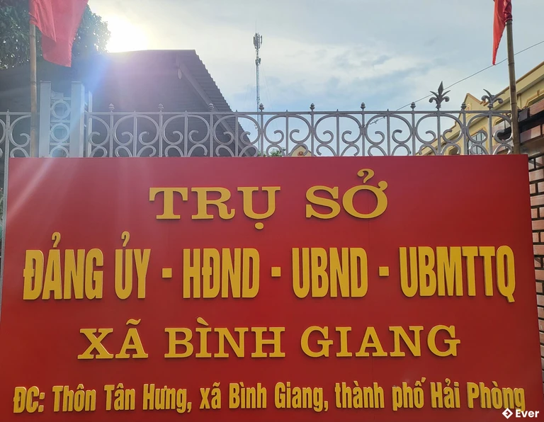 Địa chỉ trụ sở xã Bình Giang, Hải Phòng sau sáp nhập