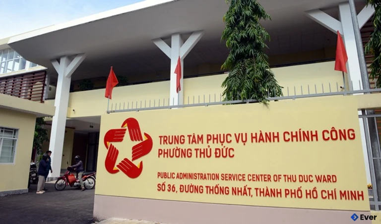 Địa chỉ trung tâm phục vụ hành chính công phường Thủ Đức