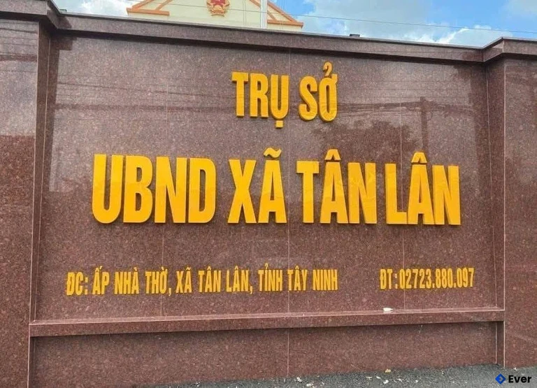Địa chỉ ủy ban nhân dân xã Tân Lân, tỉnh Tây Ninh