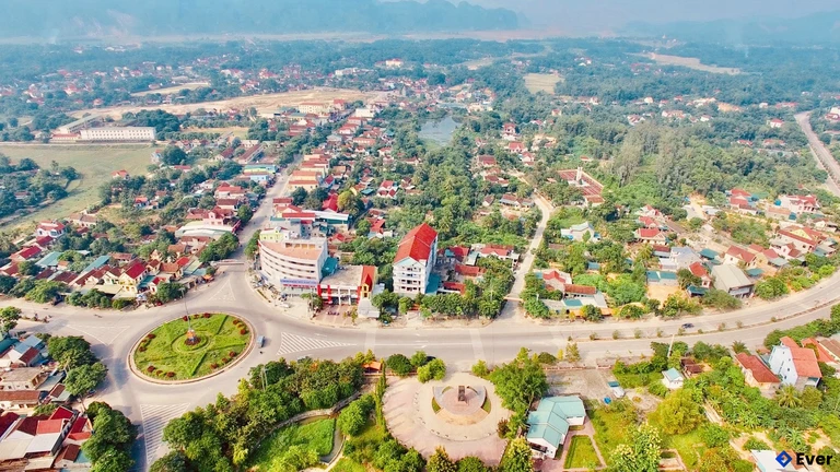 Diện mạo khu vực trung tâm xã Tân Kỳ ngày nay