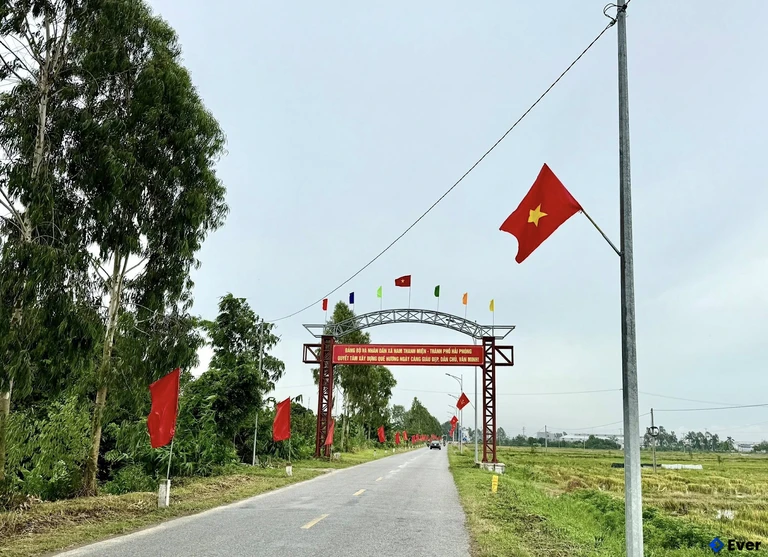 Diện mạo nông thôn tại xã Nam Thanh Miện, Hải Phòng sau sáp nhập