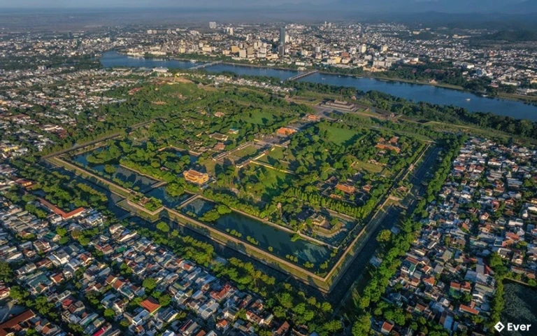 Diện mạo phường Phú Xuân từ trên cao