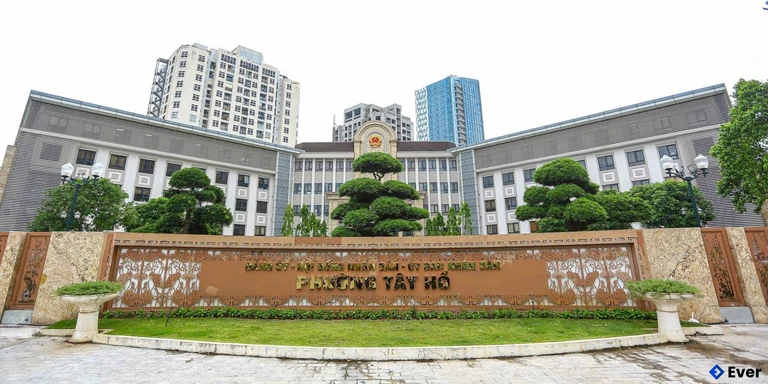 Diện mạo trụ sở hành chính mới của phường Tây Hồ