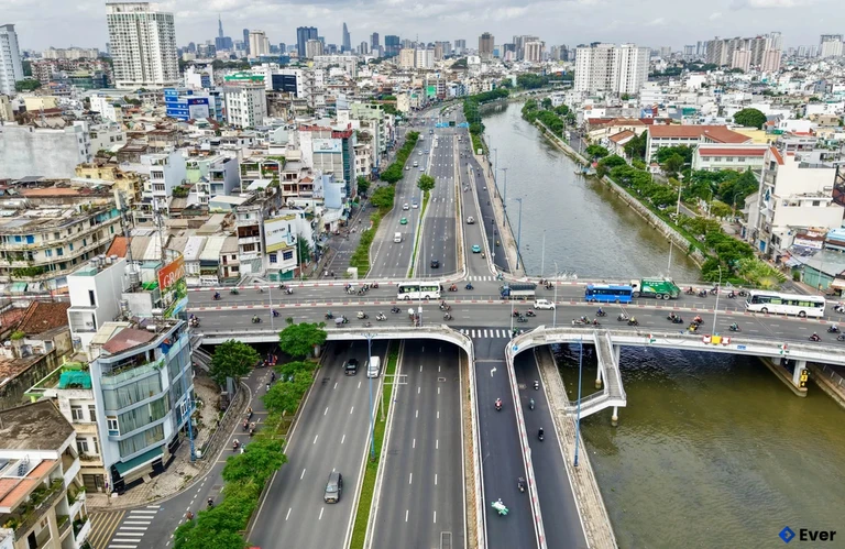 Diện mạo về hạ tâng đô thị và mật độ dân số phường Chợ Lớn