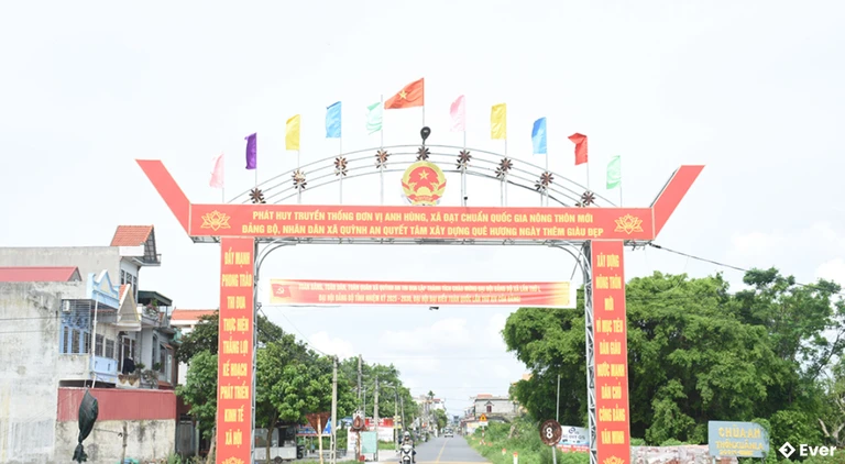 Diện mạo xã Quỳnh An đổi mới