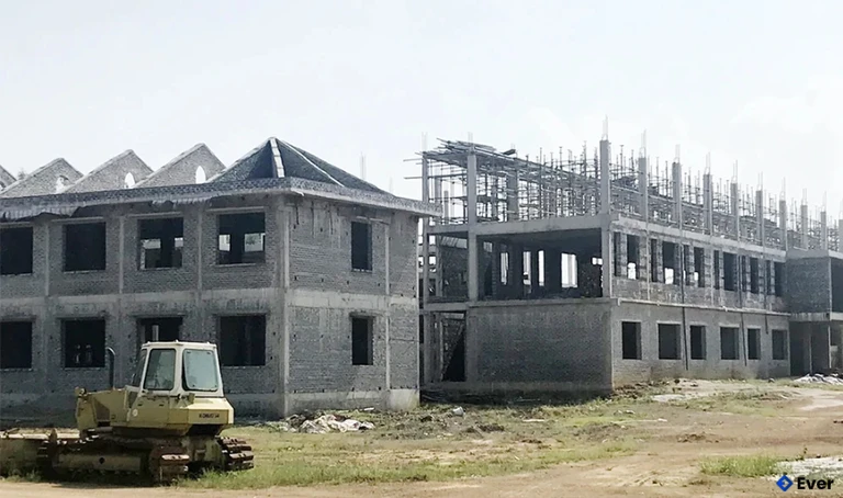 Dự án Cụm trường phường Tân Hòa được xây dựng từ nguồn vốn đầu tư công