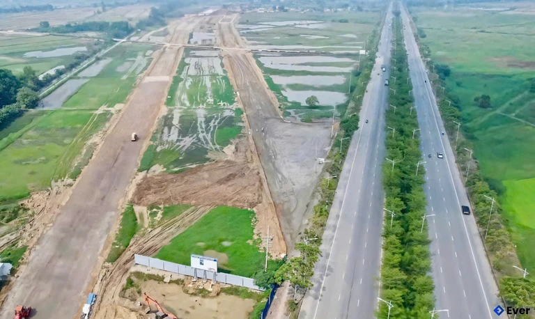 Dự án đường vành đai 4 và Cienco 5 chạy qua địa phận xã Bình Minh, Hà Nội