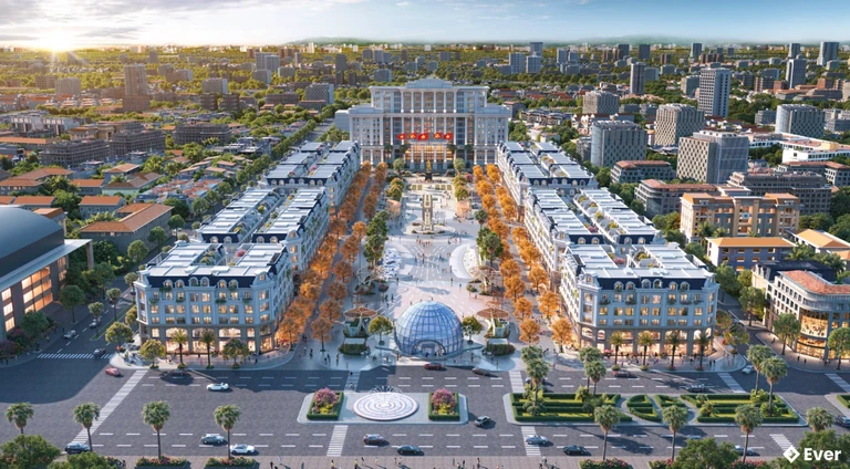 Dự án khu đô thị mới, phố đi bộ trung tâm phường Phan Đình Phùng