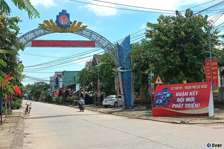 Đường giao thông xã Tam Mỹ