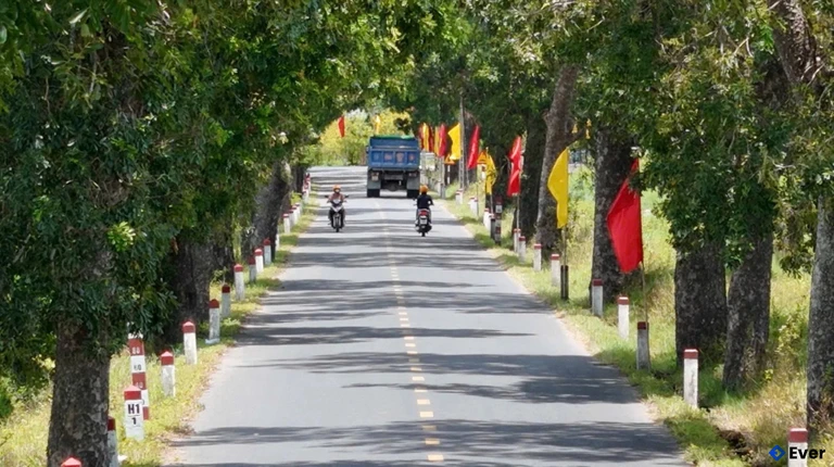 Giao thông trên địa bàn xã Hải Lăng ngày càng được đầu tư, nâng cấp