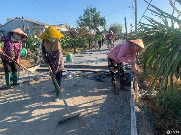 Hệ thống giao thông tại Thuận Mỹ được nâng cấp và mở rộng nhằm tạo kết nối thông suốt trong xã và liên vùng