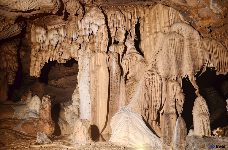 Hệ thống thạch nhũ trong hang Tiên