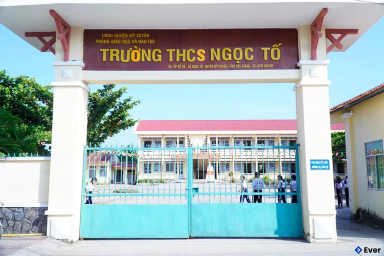 Hệ thống trường học được phân bổ hợp lý trong khu vực xã Ngọc Tố