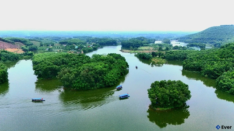 Hồ Ghềnh Chè điểm đến du lịch lý tưởng tại Sông Công