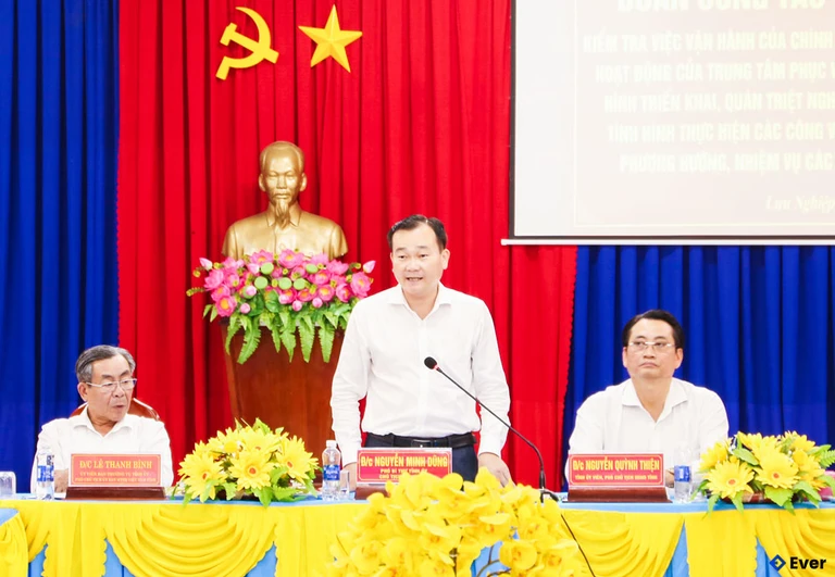 Hoạt động hành chính tại xã Lưu Nghiệp Anh giao đoạn sai sáp nhập