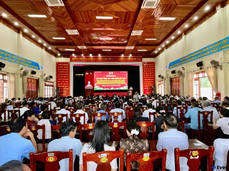 Hoạt động hành chính tại xã Nghi Lộc sau sáp nhập