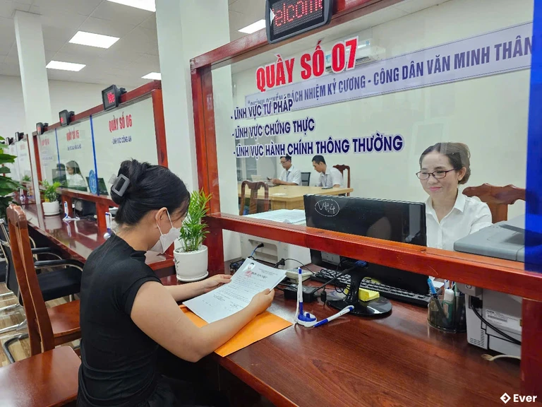 Hoạt động tại trụ sở hành chính xã Hòa Hội, thành phố Hồ Chí Minh giai đoạn sau sáp nhập