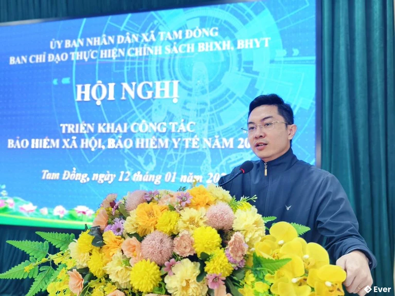 Hội nghị triển khai công tác tại xã Tam Đồng, tỉnh Nghệ An