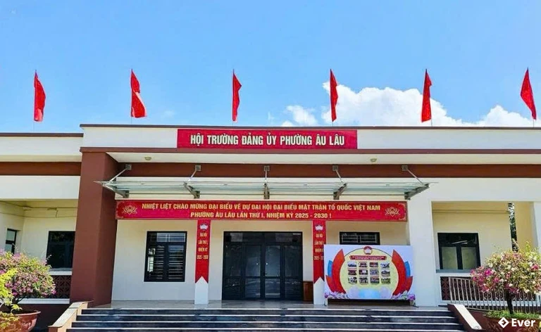 Hội trường Đảng ủy phường Âu Lâu, Lào Cai