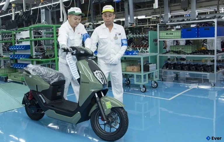 Honda Việt Nam (HVN), nhà máy tại phường Phúc Yên dẫn đầu ngành sản xuất xe máy cả nước