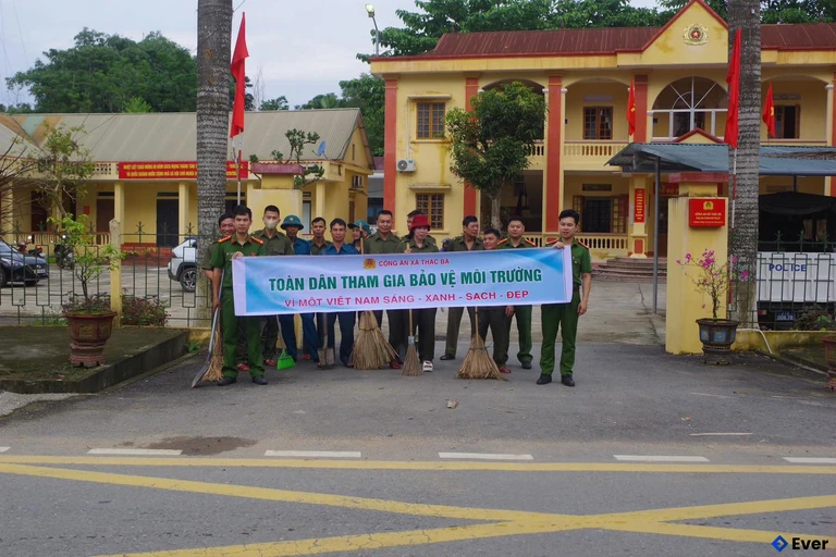 Hưởng ứng Lễ phát động toàn dân tham gia bảo vệ môi trường tại xã Thác Bà